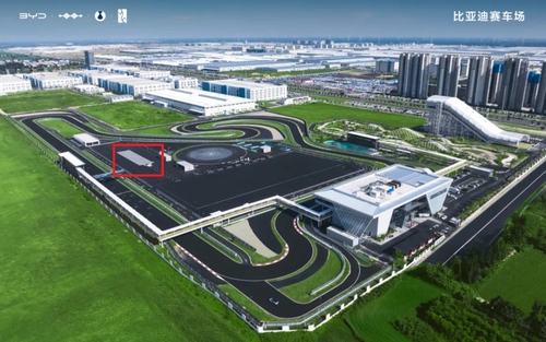 Dernière affaire concernant The Wheel Identifier of Hengliang Tech Installed at BYD All-Terrain Racing Center