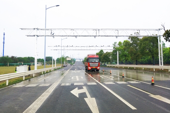 Non Stop Bridge Weigh In Motion Truck Scales 40T Video Monitoring